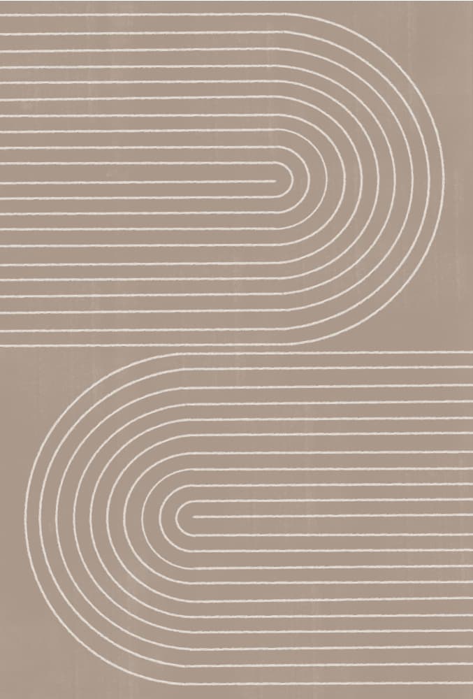Curved Line Harmony by THE MIUUS STUDIO — canvas wall art