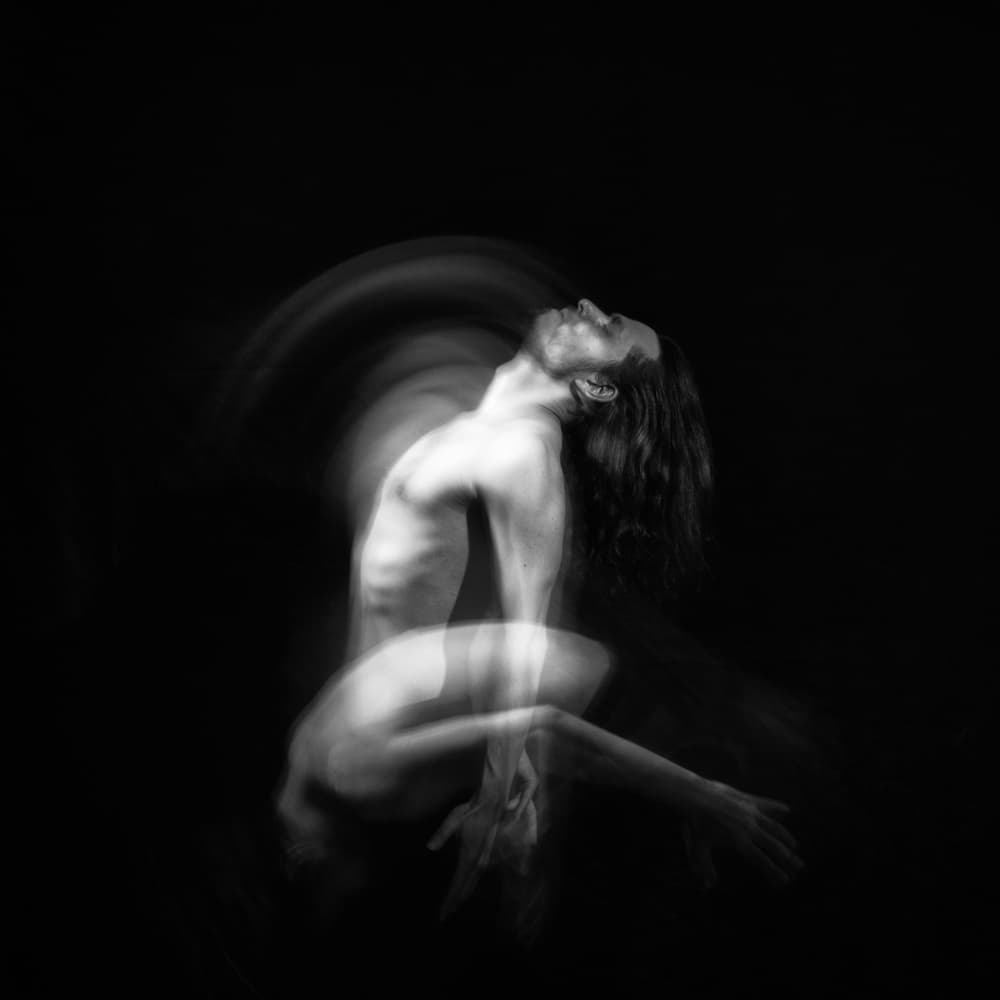 Ethereal Man in Motion by Ruslan Makhmud-Akhunov — canvas wall art