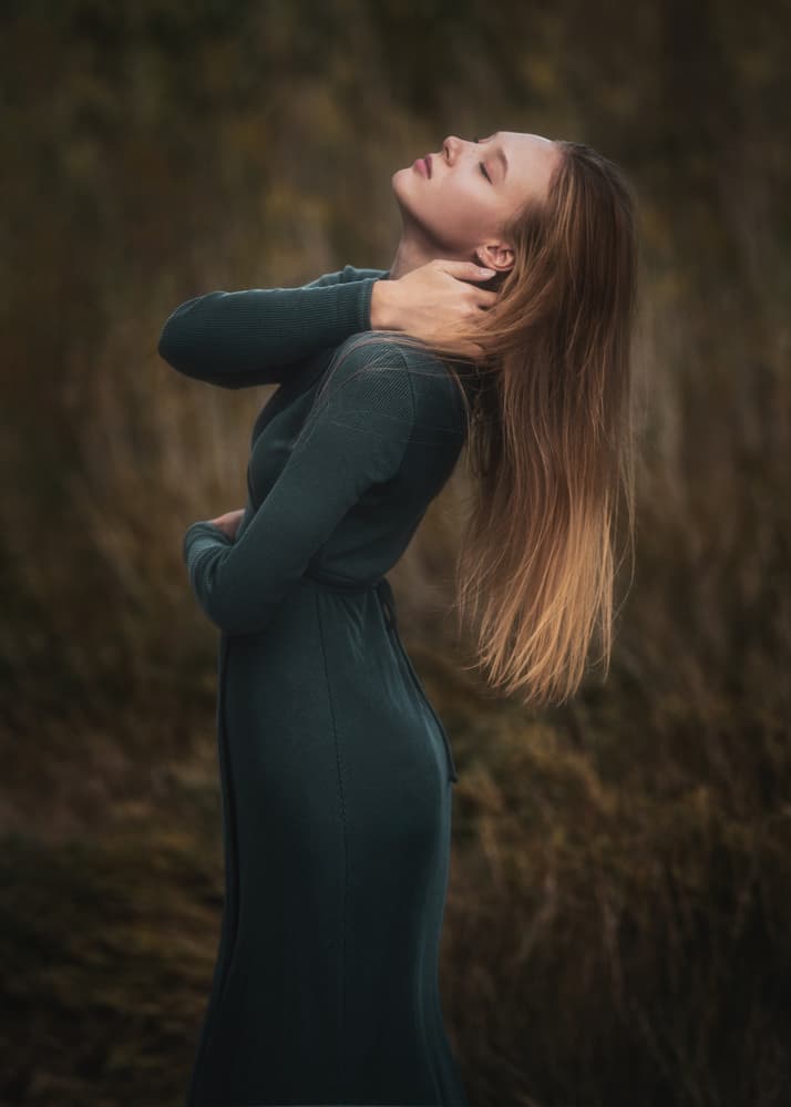 Serene Woman In Nature by Christos Zoumides — canvas wall art