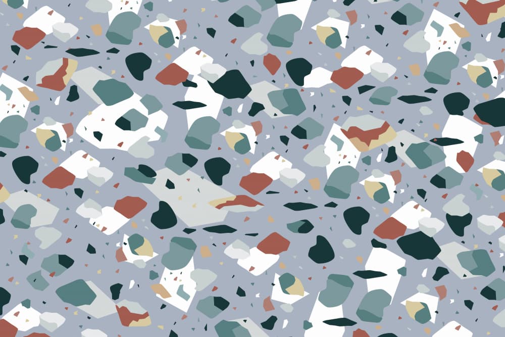 Modern Terrazzo Pattern by Sue Skellern — canvas wall art