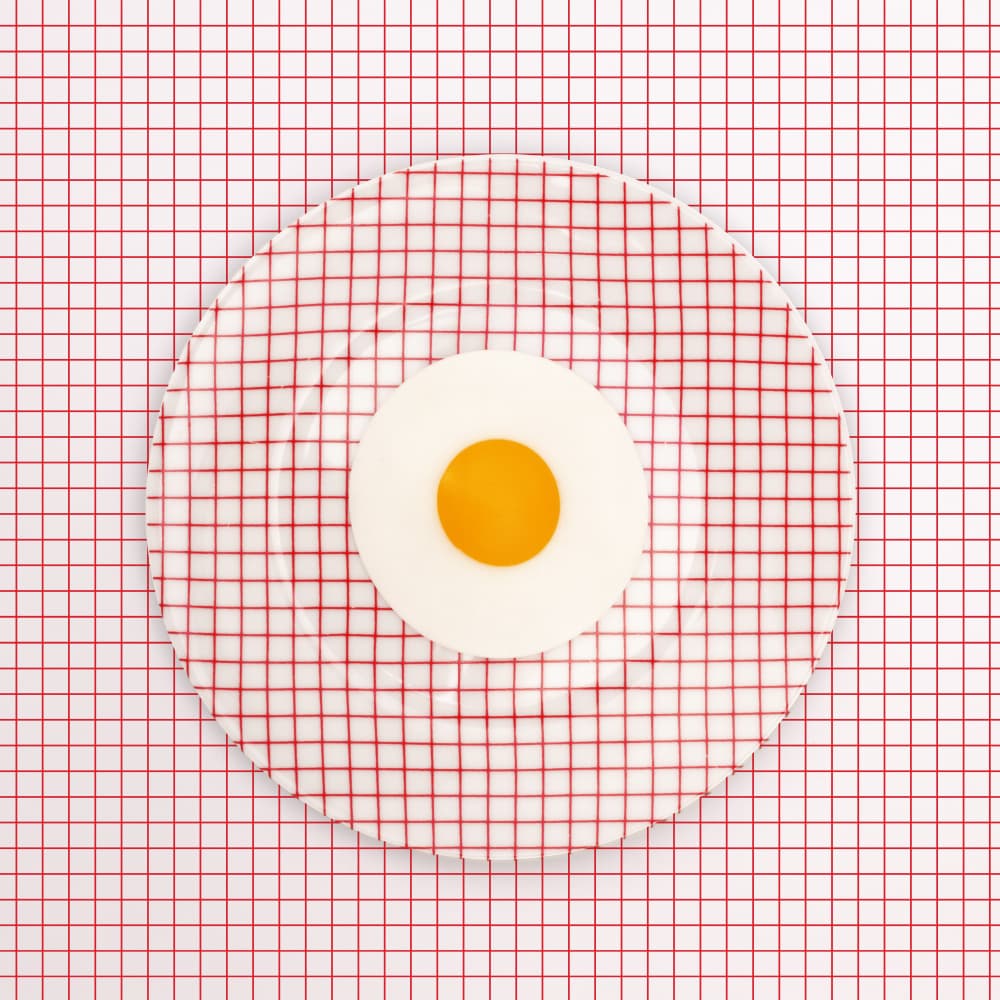Sunny Side Up Grid by Julia Ramiro — canvas wall art