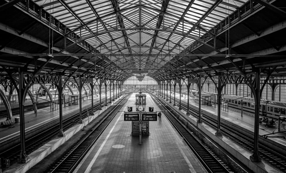Grand Station Hall by Fernando Abreu — canvas wall art