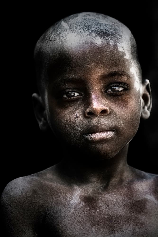 Soulful Boy Portrait by Sergio Pandolfini — canvas wall art