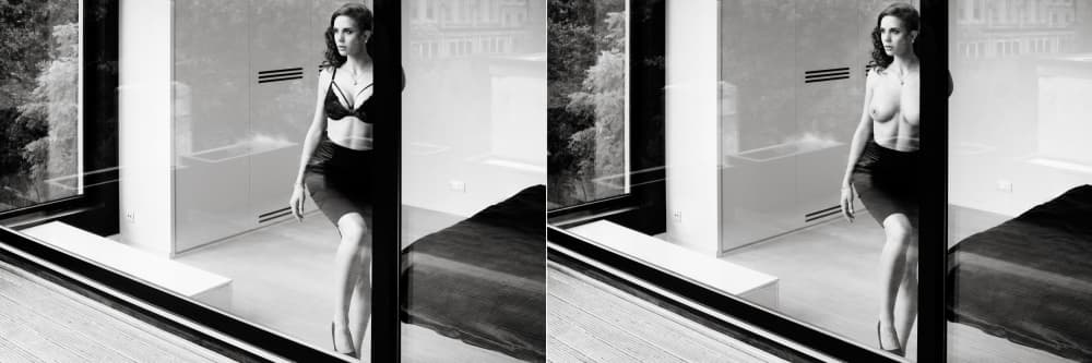 Sensual Modern Woman by Bart Peeters — canvas wall art