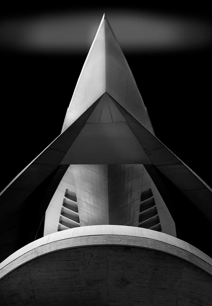 Abstract Architectural Spire by Eric Mattheyses — canvas wall art