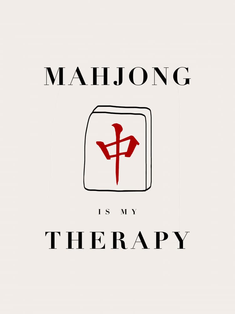 Mahjong Tile Therapy by Pictufy Studio IV — canvas wall art
