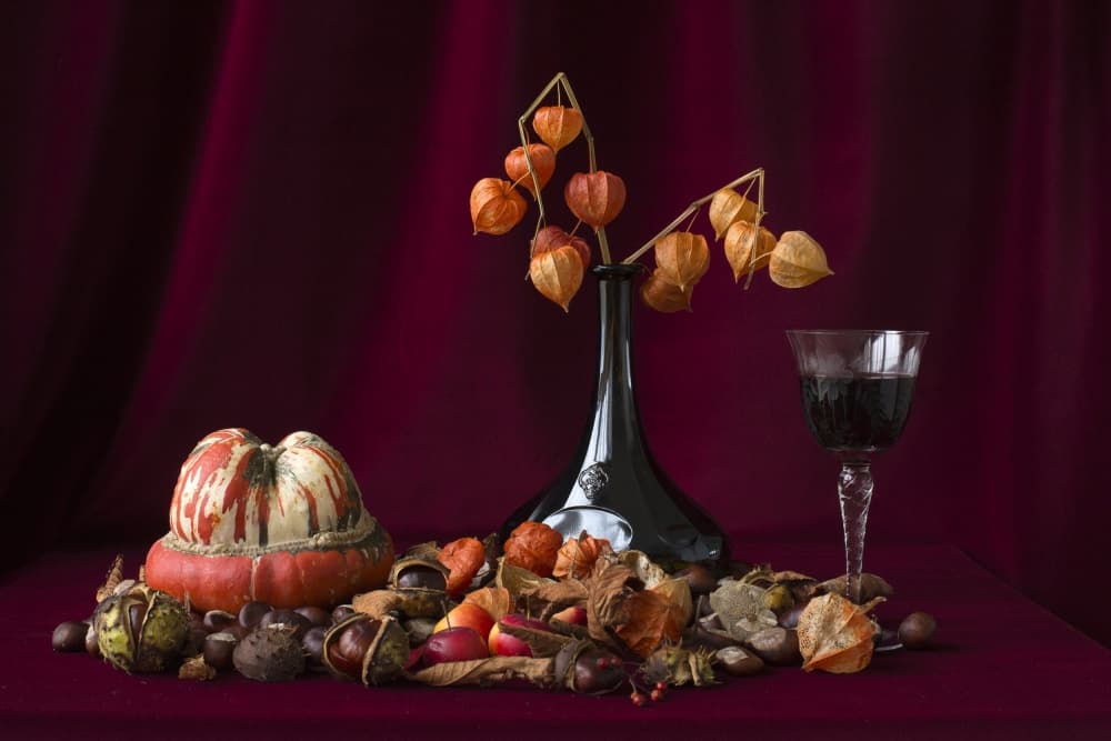Autumn Harvest Still Life by Alida van Zaane — canvas wall art
