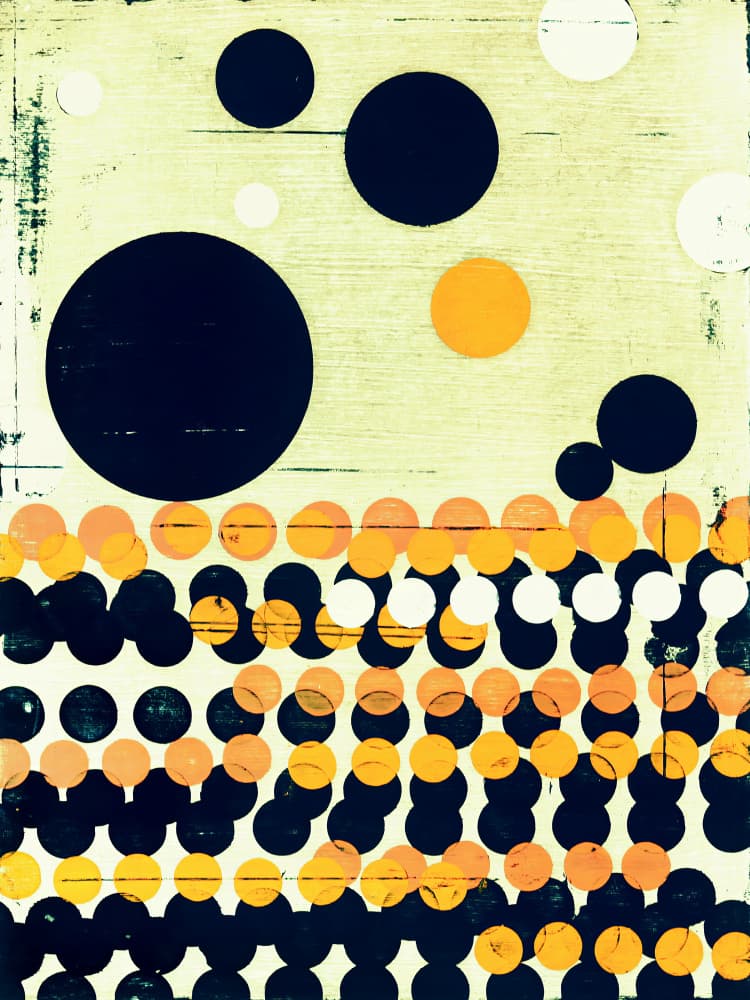 Retro Abstract Circles Pattern