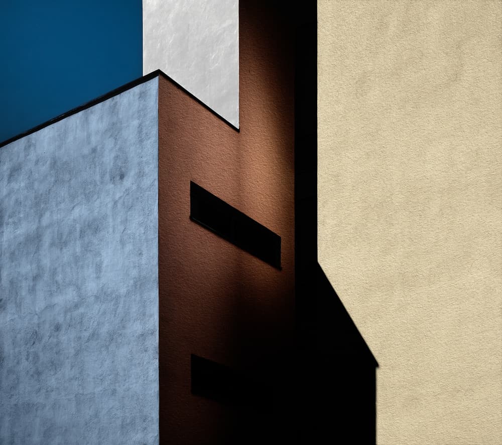 Architectural Shapes and Shadows by Harry Verschelden — canvas wall art