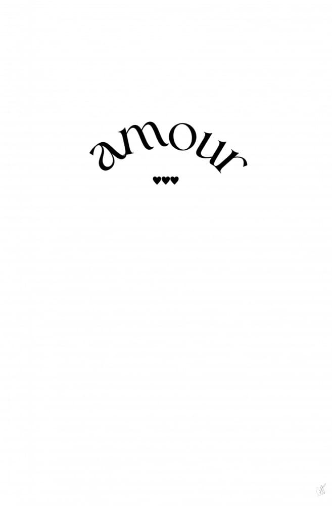 Amour with Hearts by Anne-Marie Volfova — canvas wall art