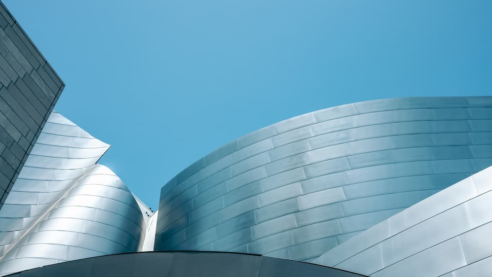 Modern Metallic Curves by Stefan Buder — canvas wall art