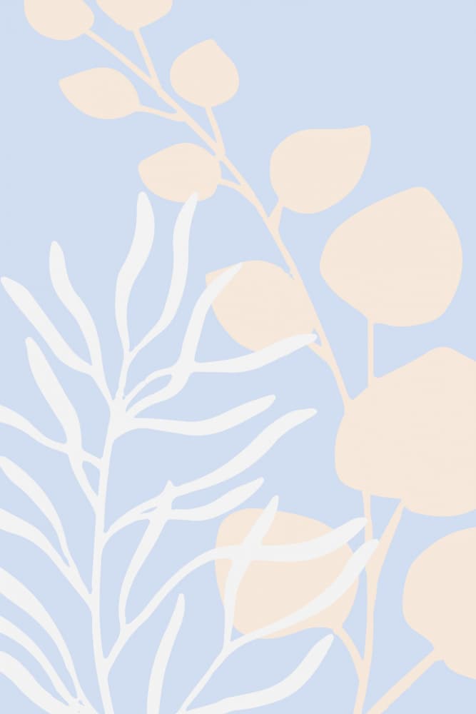 Soft Blue Botanicals by Talitha McQueen — canvas wall art