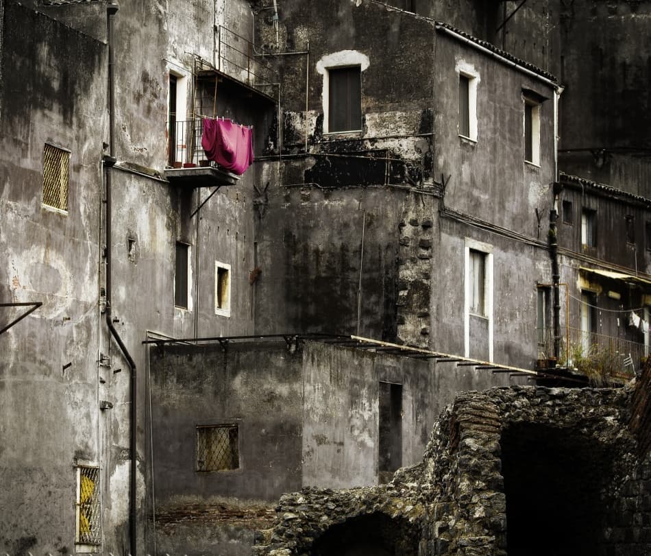 Gritty Urban Decay by Lorenzo Grifantini — canvas wall art