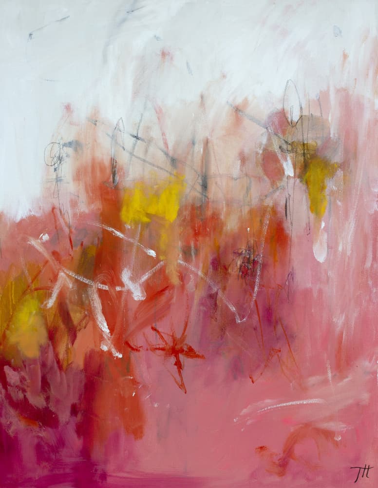 Vibrant Abstract Flow by Tove Höglund — canvas wall art