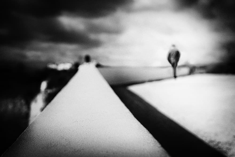 Solitary Walk Ahead by Ina Tänzer — canvas wall art
