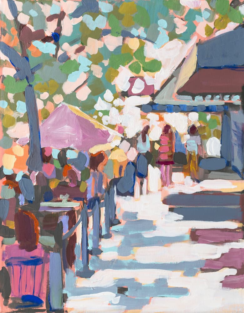 Al Fresco by Jenny Westenhofer — canvas wall art