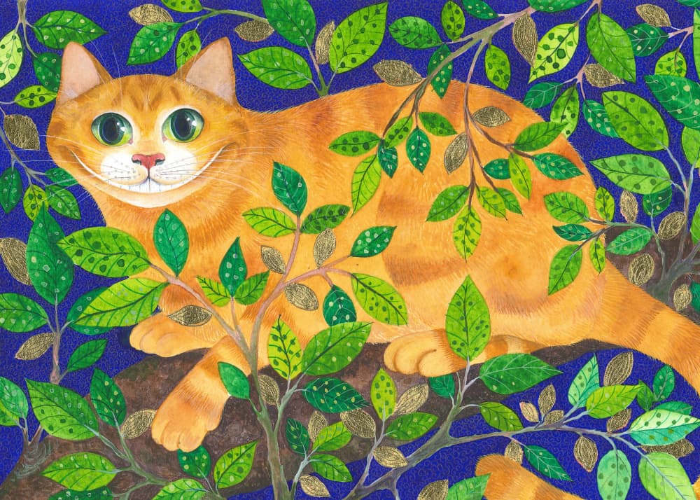 The Cheshire Cat by Isabelle Brent — canvas wall art