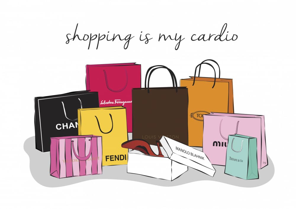 Fashion Shopping Haul by Martina — canvas wall art