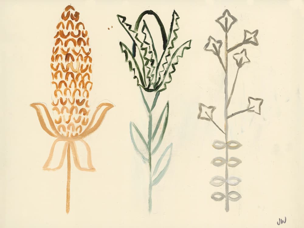 Fall Shapes 2 by Jenny Westenhofer — canvas wall art