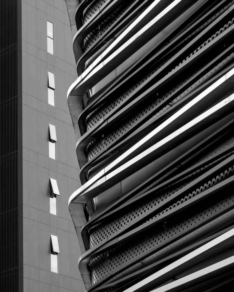 Sleek Urban Architecture by HAN dong hee — canvas wall art