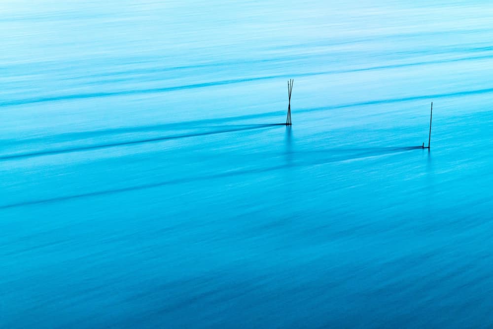 Calm Ocean Shadows by Takao Kataoka — canvas wall art