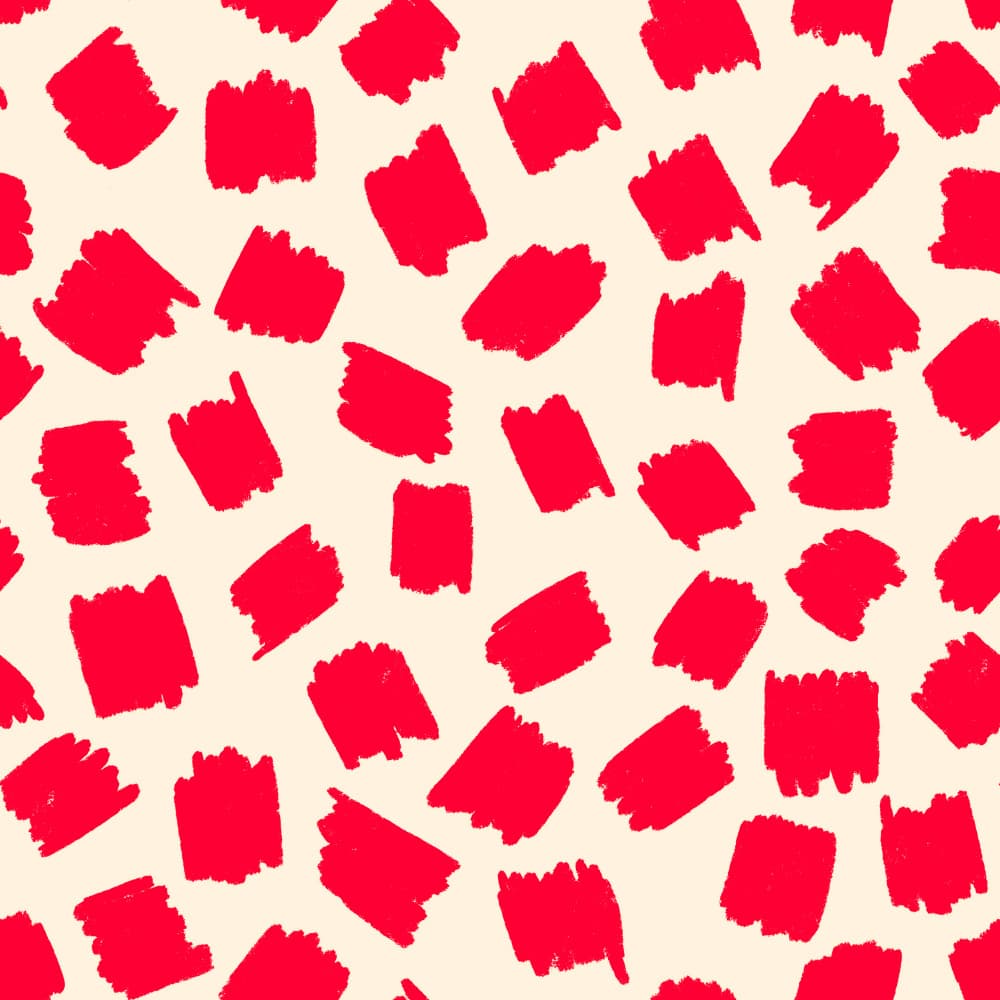Playful Red Abstract