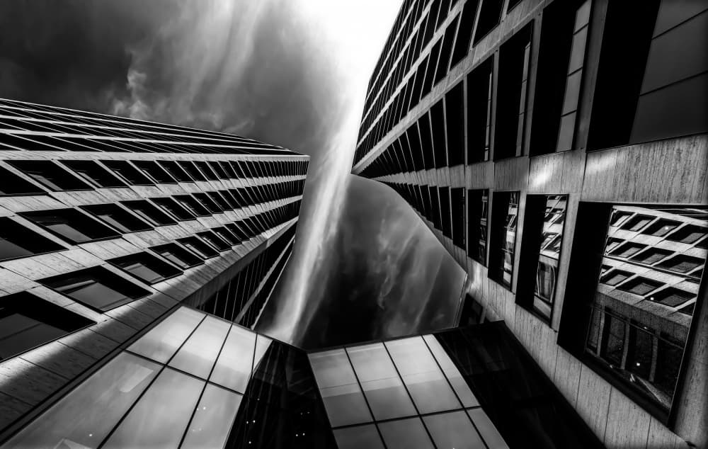Dramatic Urban Architecture by Wim Denijs — canvas wall art