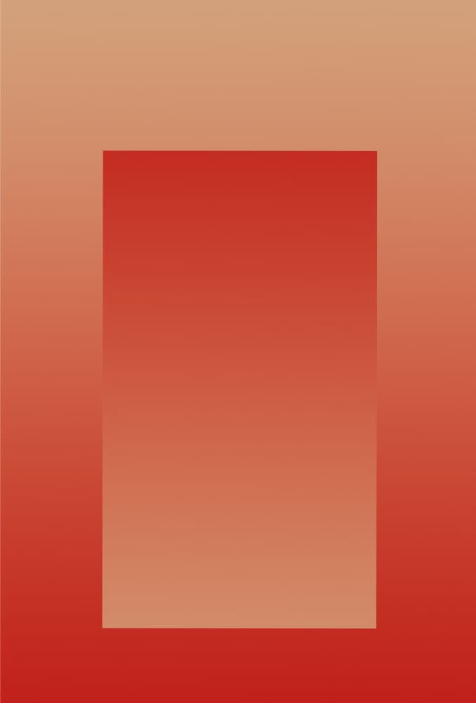 Red Gradient Portal by THE MIUUS STUDIO — canvas wall art