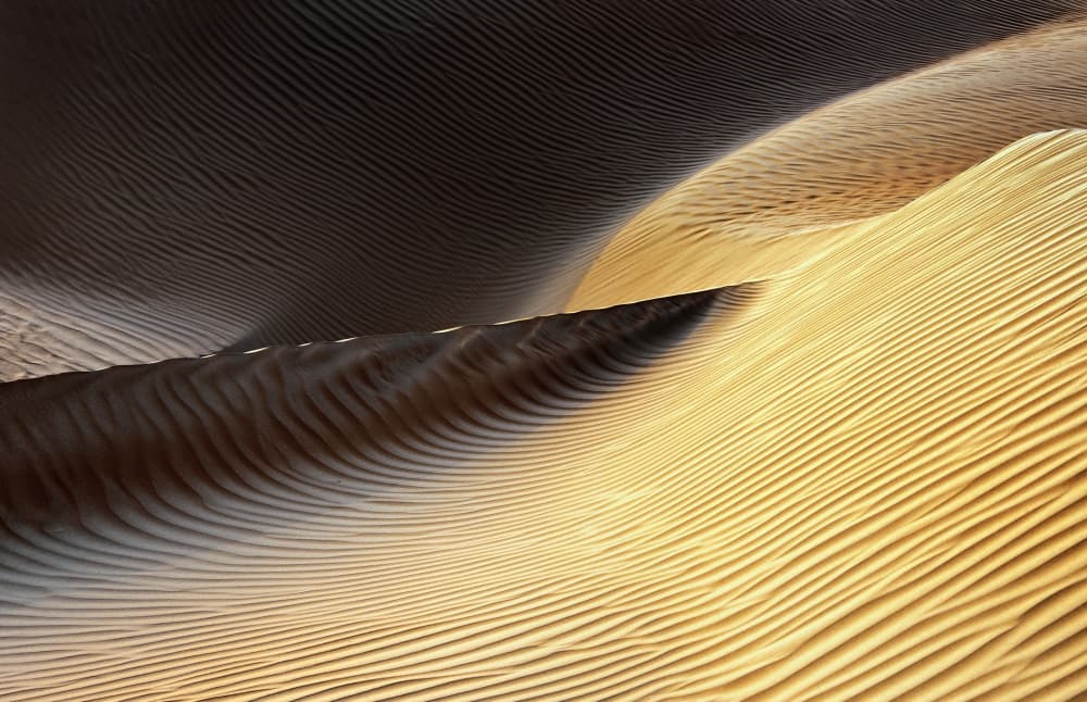 Golden Desert Dunes by Izidor Gasperlin — canvas wall art