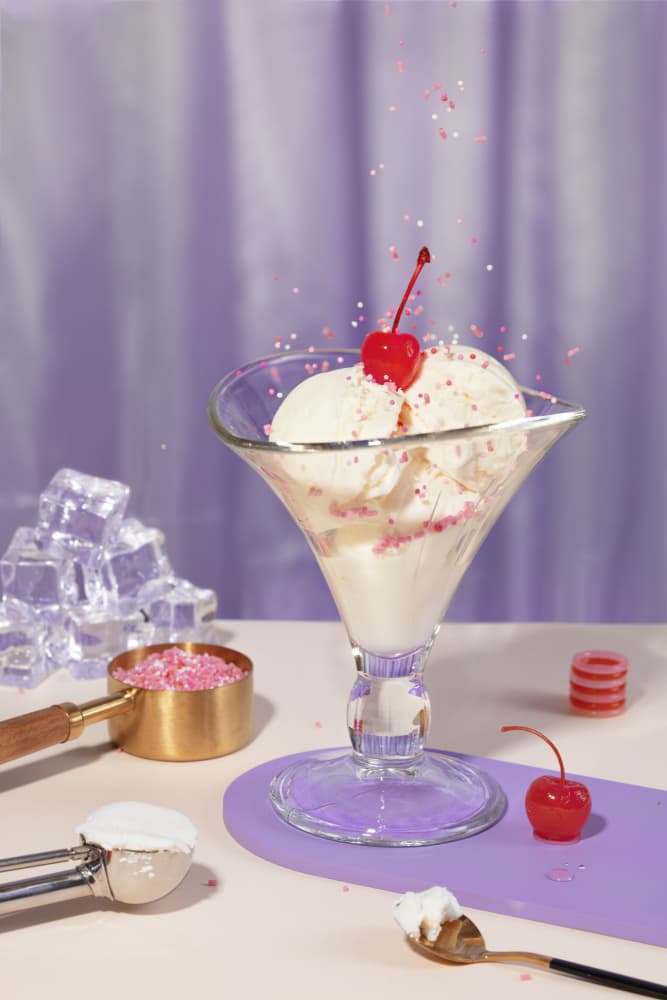 Sweet Sprinkled Sundae by Julia Ramiro — canvas wall art
