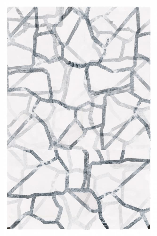 Abstract Cracked Lines by cartissi — canvas wall art