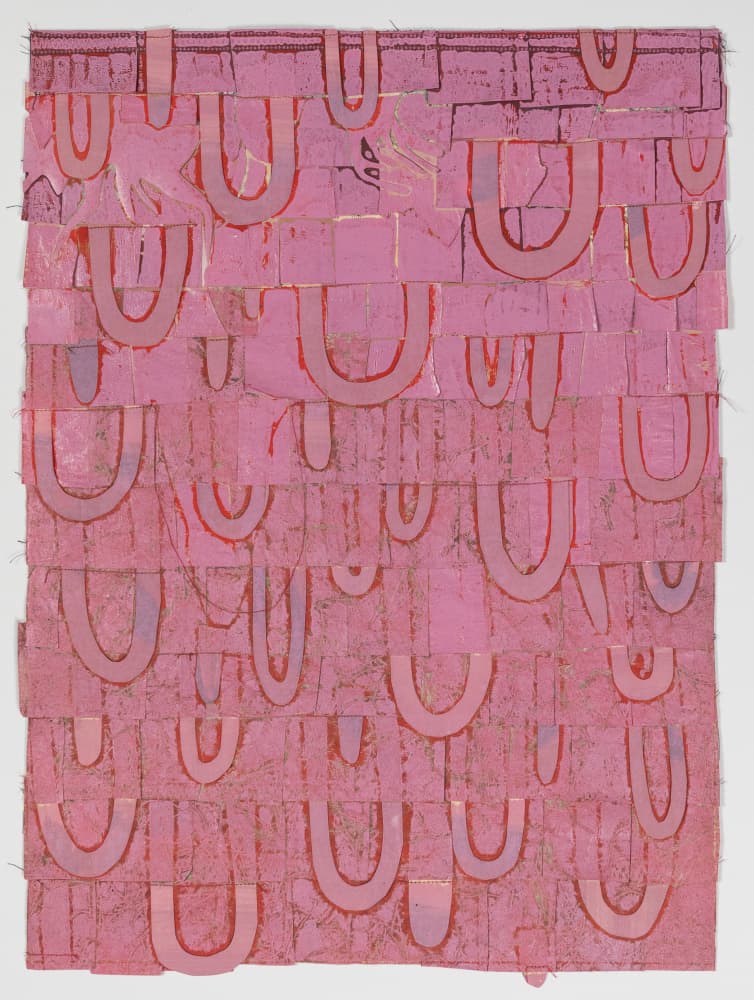 Layered Pink Arches by Susan Smereka — canvas wall art