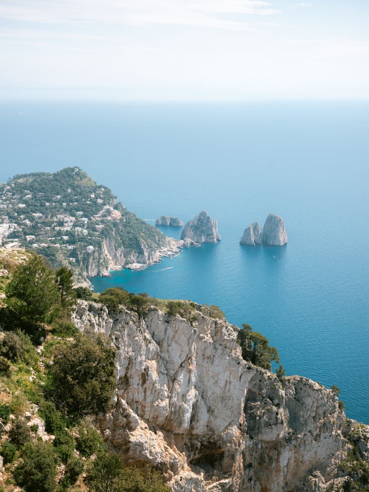 Coast of Capri Italy by Raisa Zwart — canvas wall art