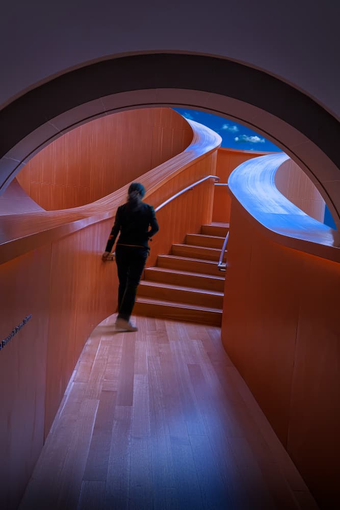 Modern Stairway To Sky by Siyu_Wei APA — canvas wall art