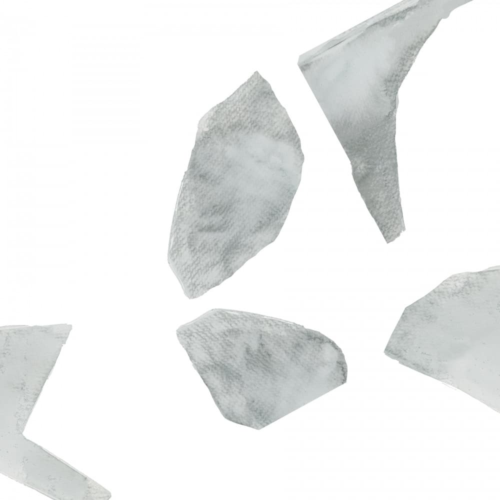 Abstract Gray Fragments by cartissi — canvas wall art