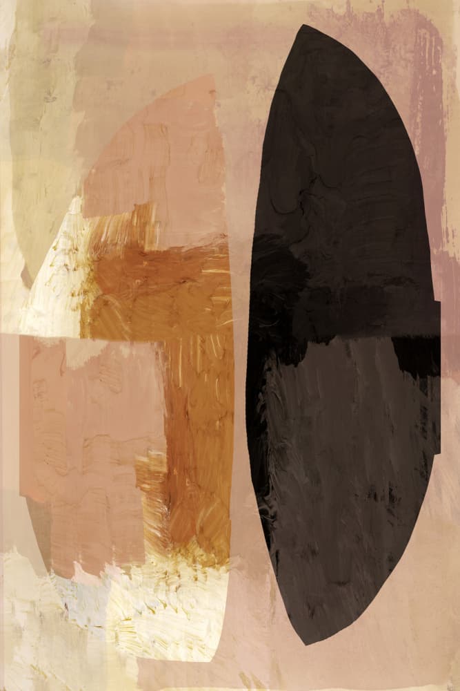 Earthy Abstract Forms by cartissi — canvas wall art