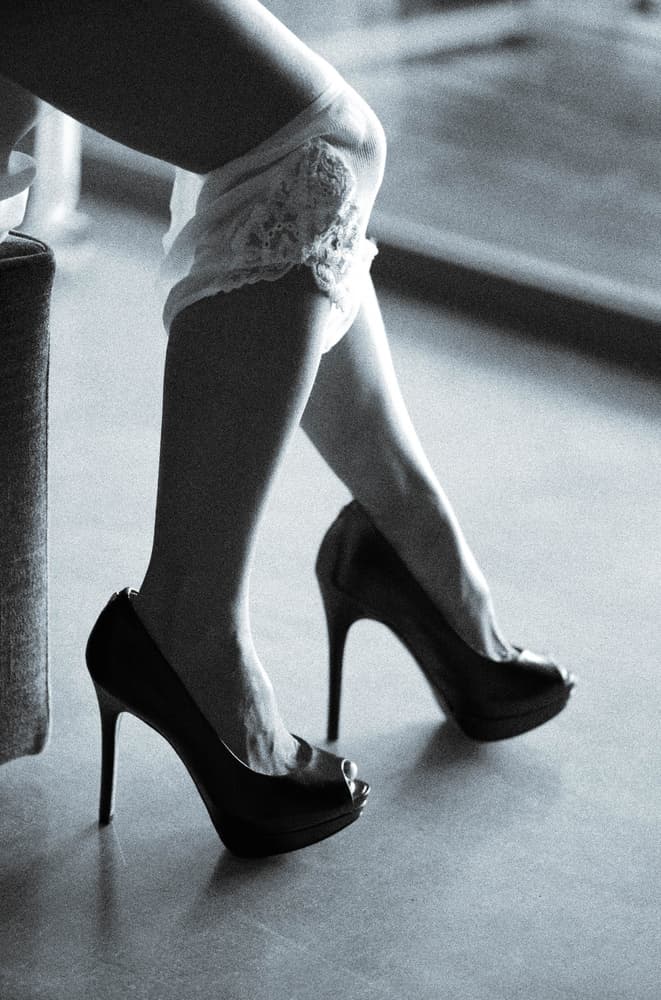 Lace And Heels by Erik Schottstaedt — canvas wall art