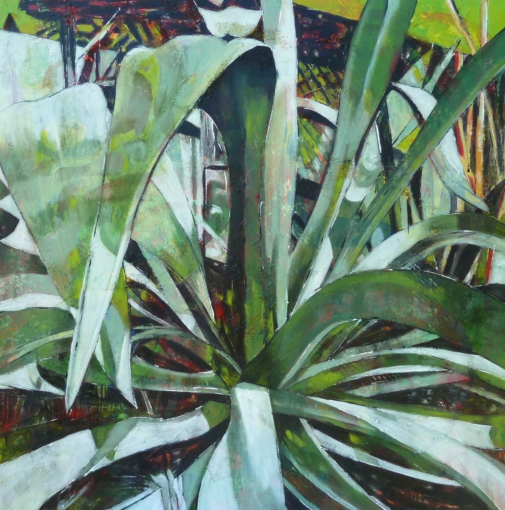Lush Green Agave by Barbara Piatti — canvas wall art