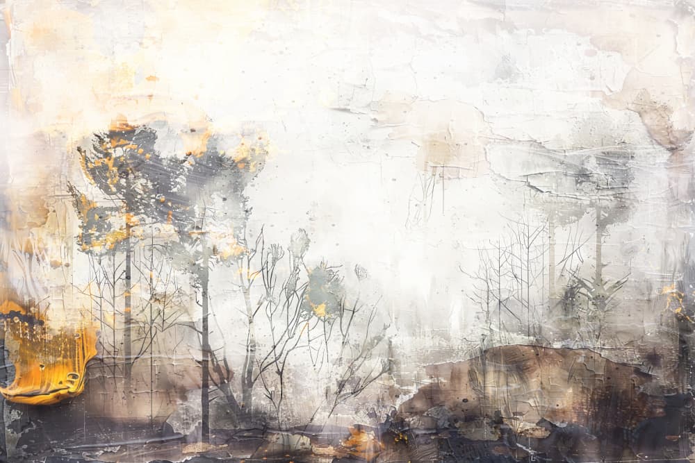 Misty Golden Forest by Rafal Kulik — canvas wall art