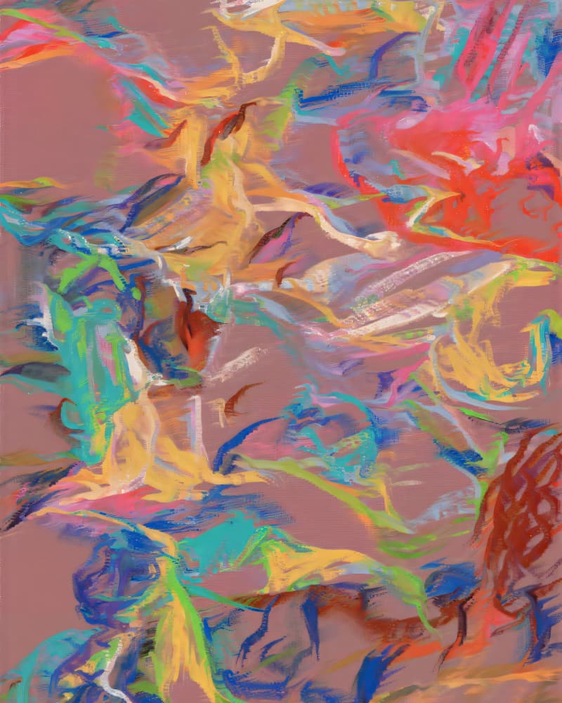Dynamic Color Movement by Uma Gokhale — canvas wall art