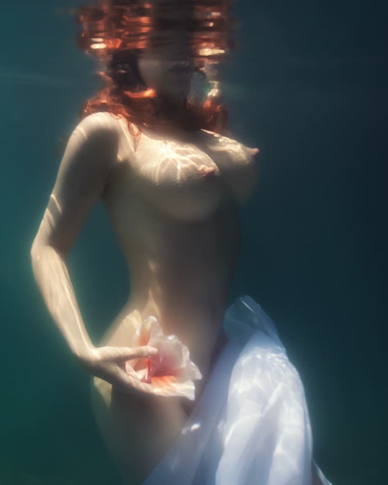 Ethereal Water Nude by Paolo Lazzarotti — canvas wall art