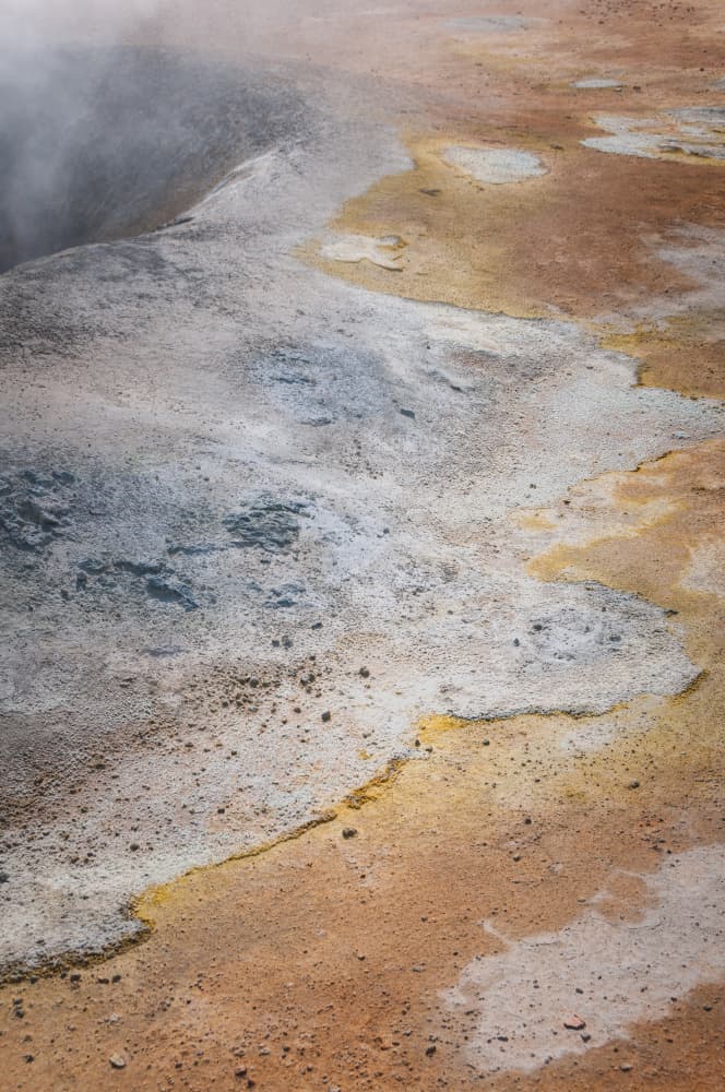 Steaming Mineral Landscape by Photolovers — canvas wall art