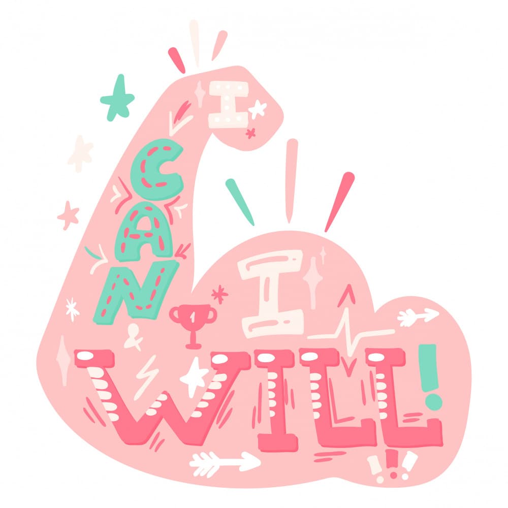 I Can I Will Arm by Marika Barsrsind — canvas wall art