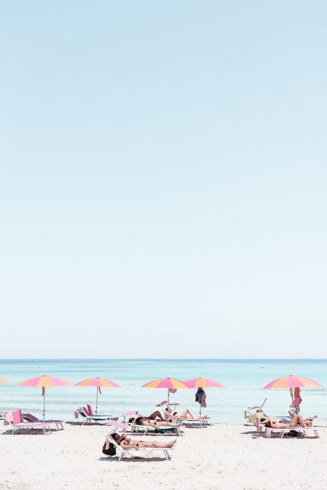 Summer Beach Day by Photolovers — canvas wall art
