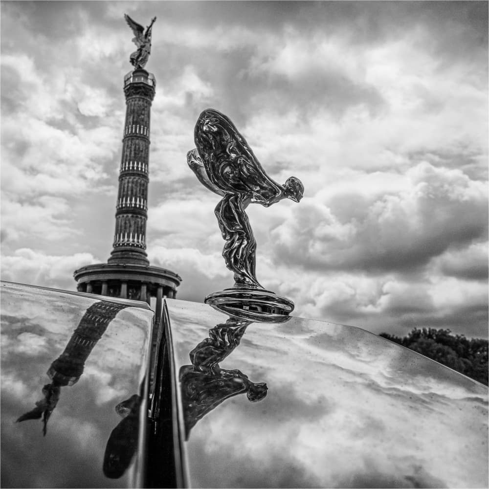 Winged Figure Reflection by Stephan Rückert — canvas wall art