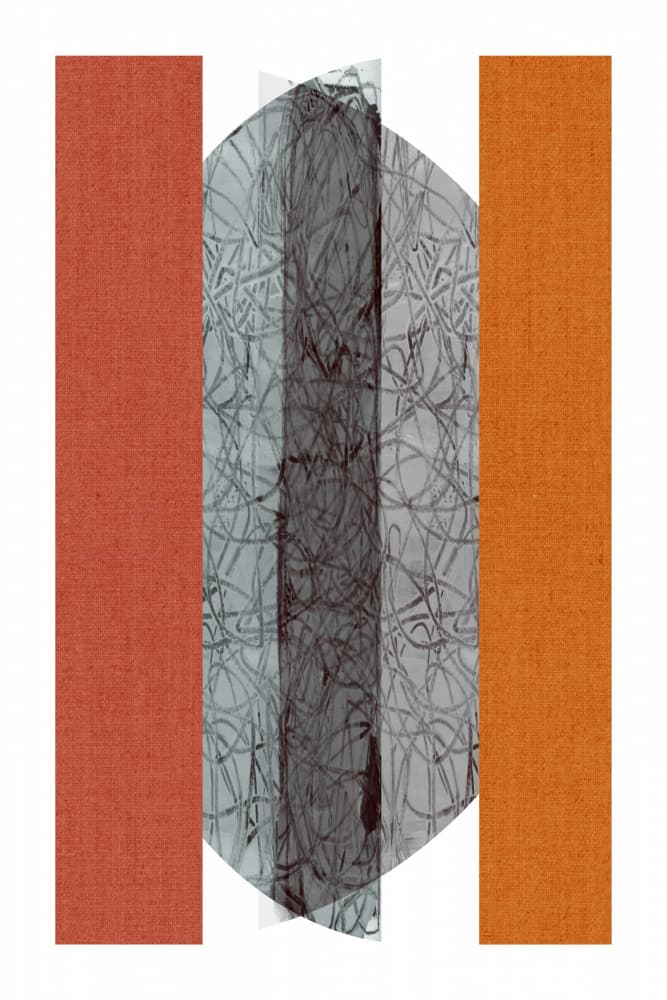 Warm Abstract Composition by cartissi — canvas wall art
