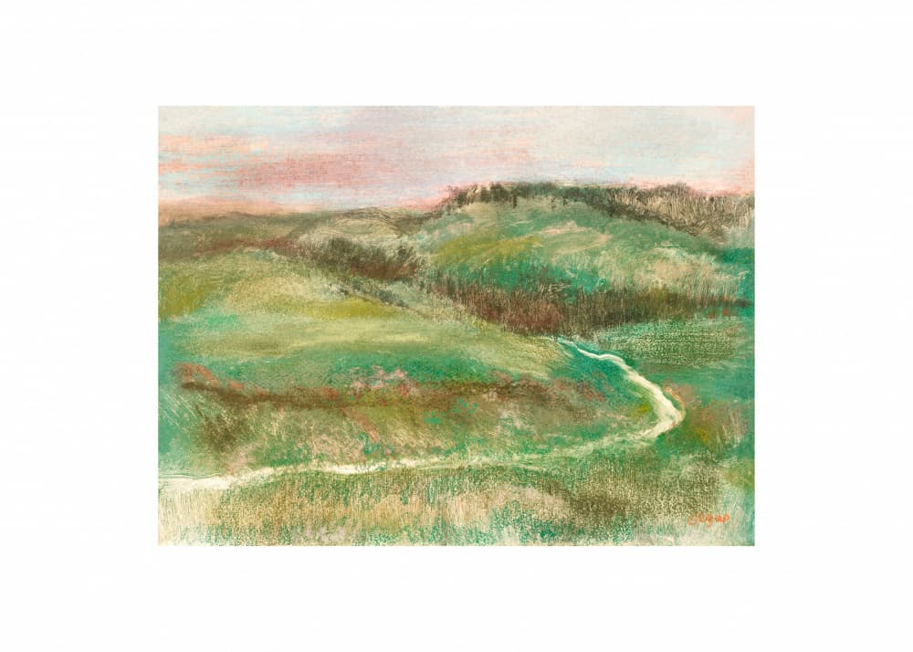 Landscape No.2 by Edgar Degas — canvas wall art