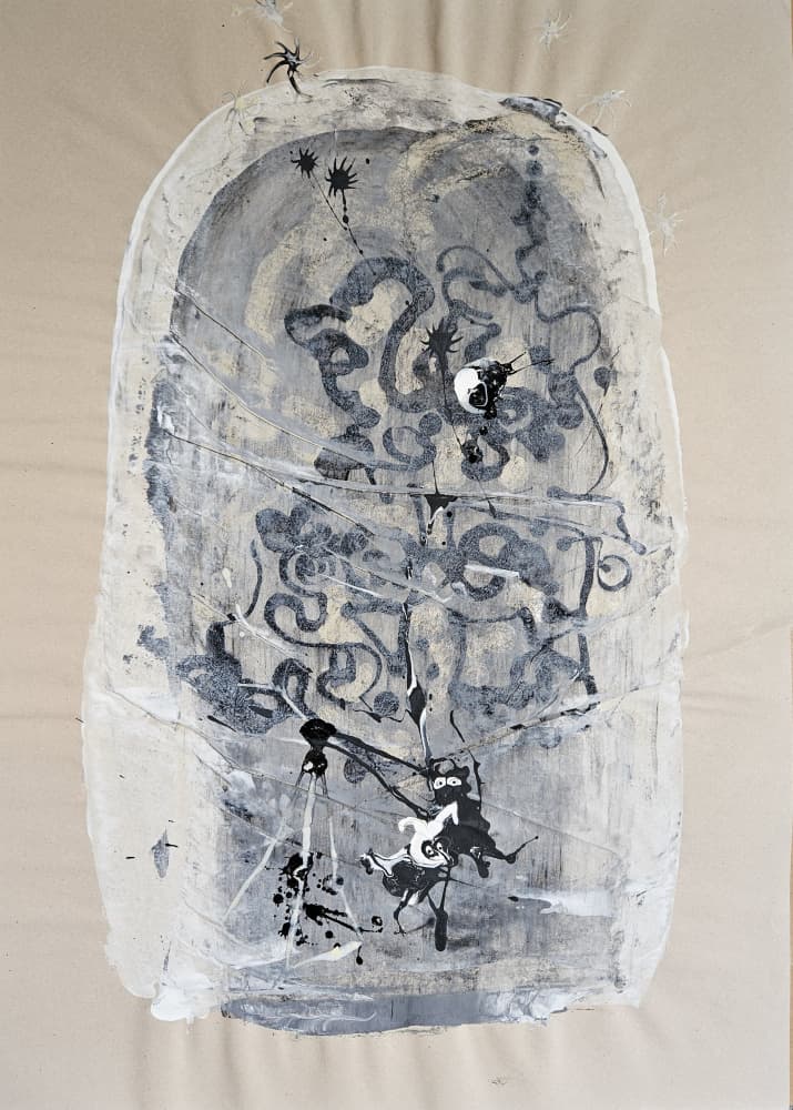 Monochrome Headspace by Stefano Mazzolini — canvas wall art