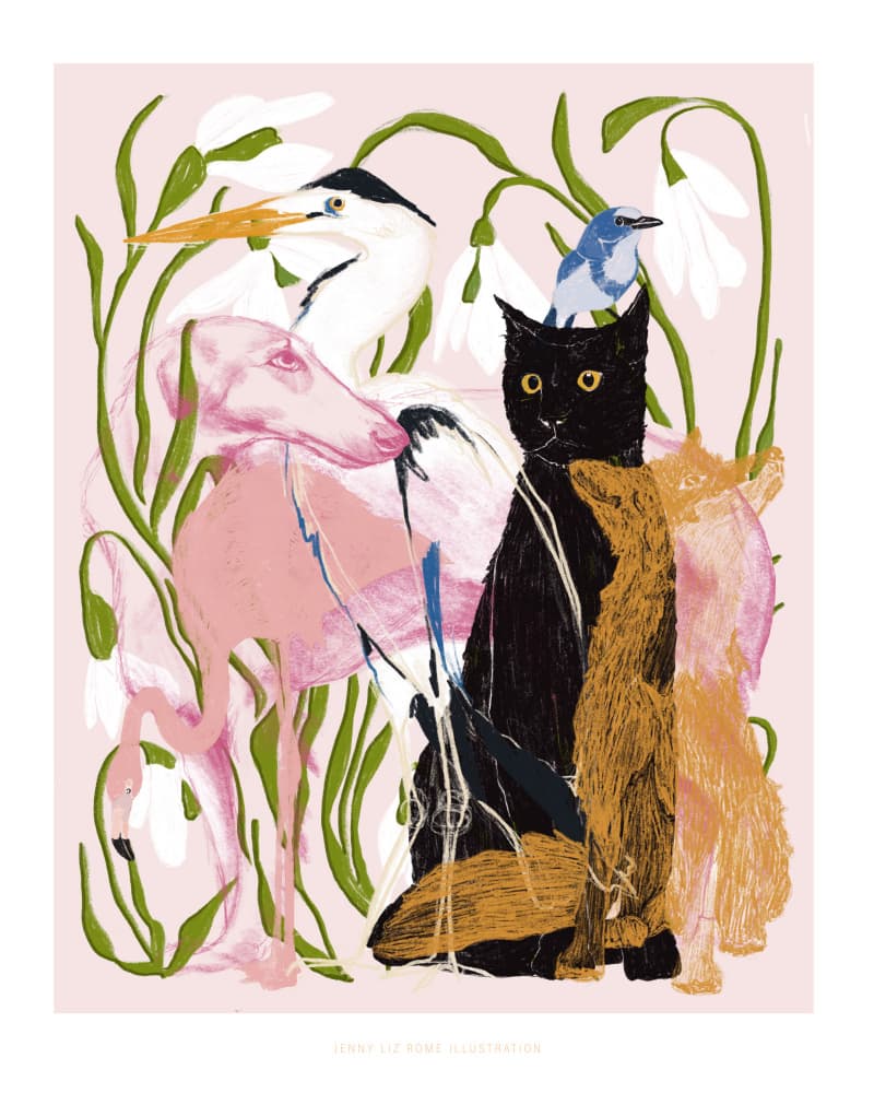Jlr Collage2 by Jenny Liz Rome — canvas wall art
