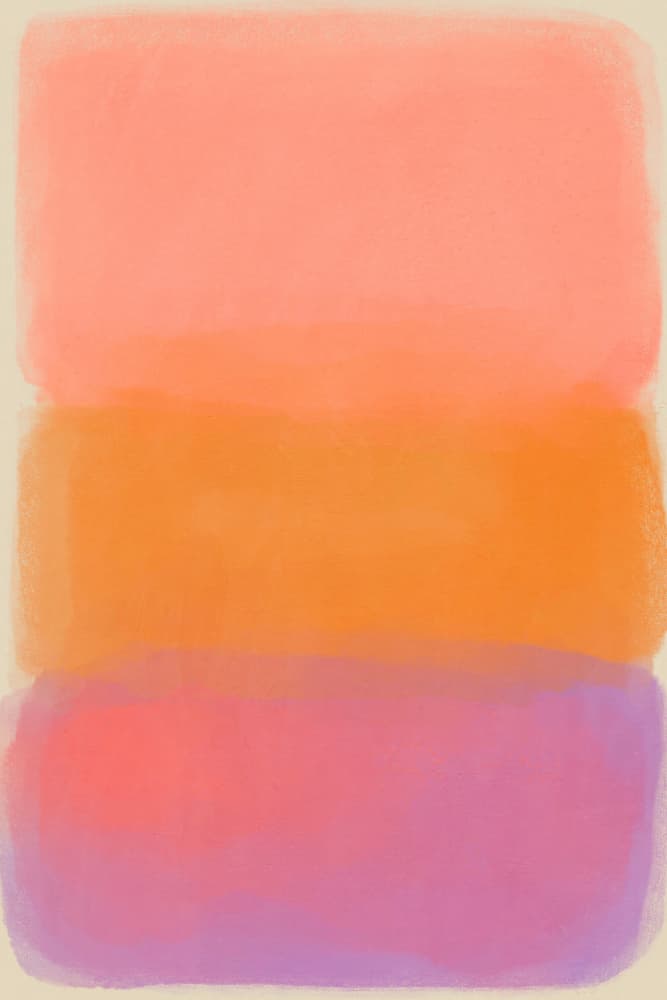 Vibrant Color Blocks by Treechild — canvas wall art